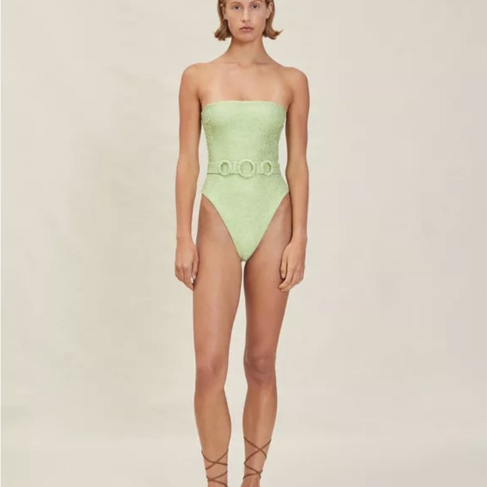 Devon Windsor Alexandra Full Piece Kiwi Glitter Small